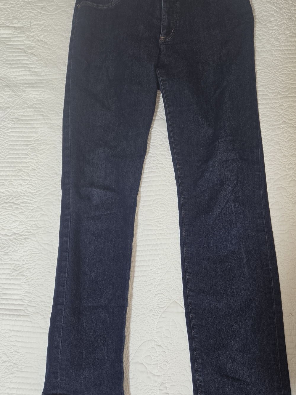 LOFT Dark Blue Women's Straight-Leg Jeans